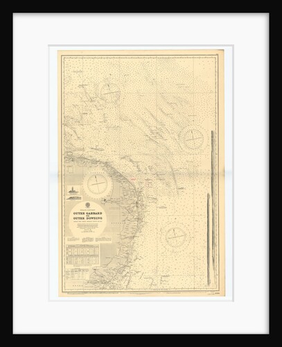 England-East Coast. Outer Gabbard to Outer Dowsing by British Admiralty