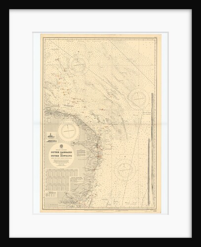 England-East Coast. Outer Gabbard to Outer Dowsing by British Admiralty