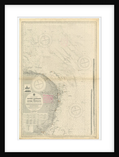 England-East Coast. Outer Gabbard to Outer Dowsing by British Admiralty