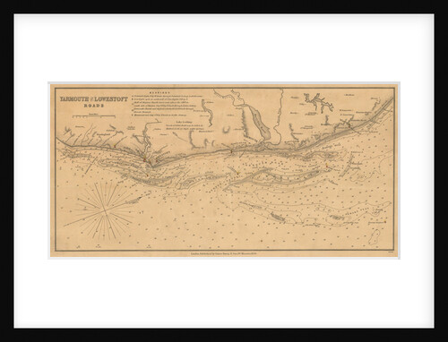 England East Coast: Yarmouth and Lowestoft Roads by James Imray & Son