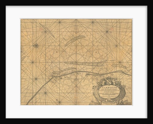 Chart of Yarmouth and the sands about it by Greenville