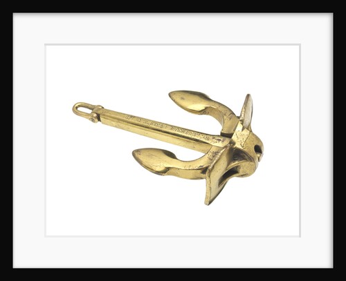 Anchor model by Henry Persehouse Parkes & Co Ltd