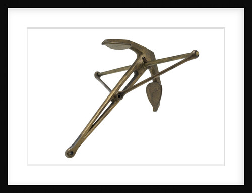 Frame stock anchor - shank hollowed out 1829 by unknown