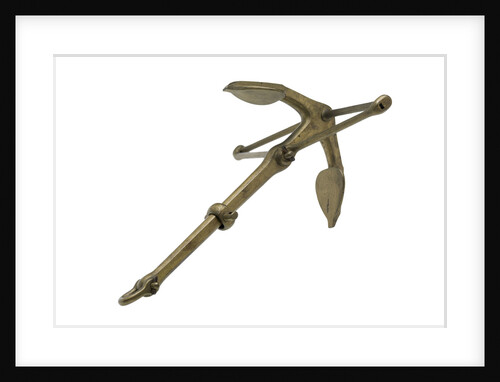 Frame stock anchor - shank hollowed out 1829 by unknown