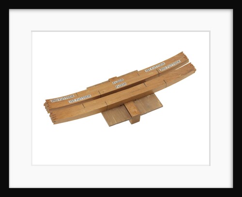 Component model; Frame model by James Lees