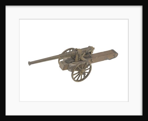 Gun model; Field Gun by unknown