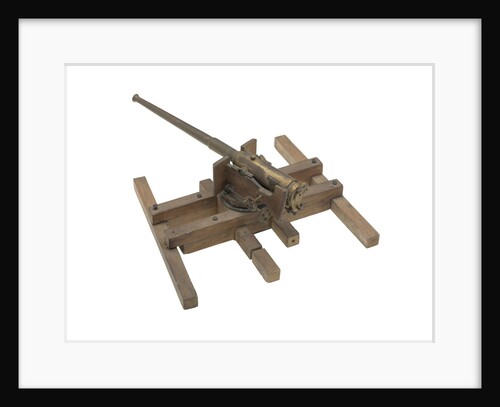 Sectional model; Gun model by unknown