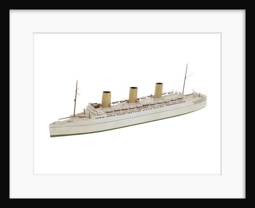 Waterline model; Rigged model; Miniature model by Bassett-Lowke Ltd