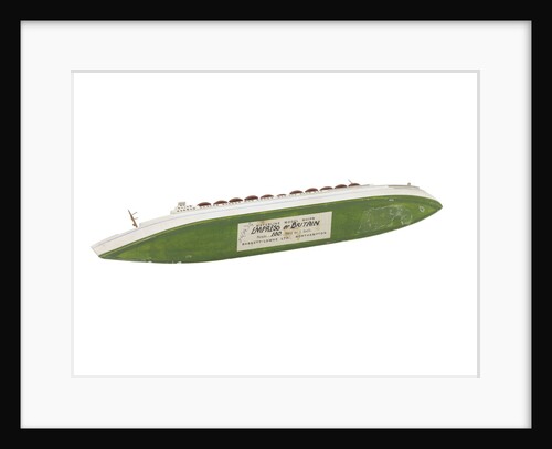 Waterline model; Rigged model; Miniature model by Bassett-Lowke Ltd