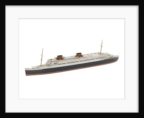 Waterline model; Miniature model by Bassett-Lowke Ltd