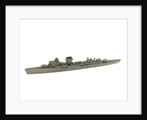 Waterline model; Miniature model by unknown