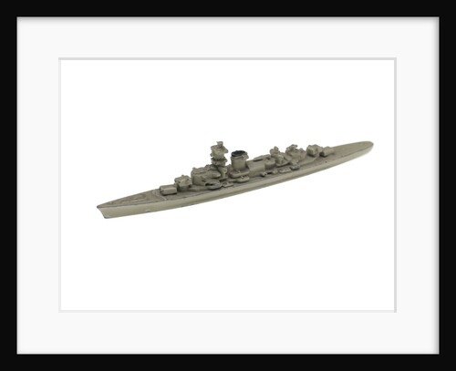 Waterline model; Miniature model by unknown