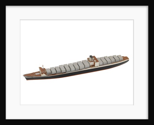 Waterline model; Miniature model by Reginald Carpenter