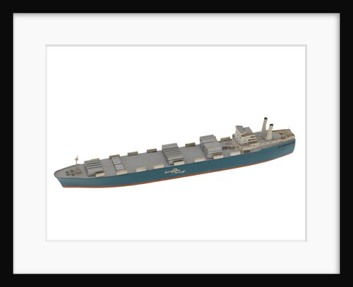 Waterline model; Miniature model by Reginald Carpenter