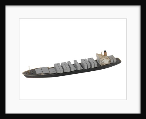 Waterline model; Miniature model by Reginald Carpenter