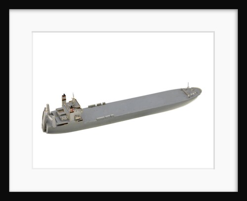 Waterline model; Miniature model by Reginald Carpenter