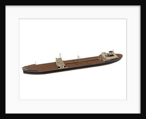 Waterline model; Miniature model by Reginald Carpenter
