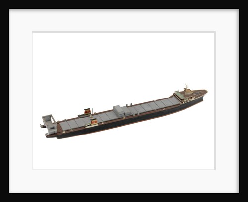 Waterline model; Miniature model by Reginald Carpenter