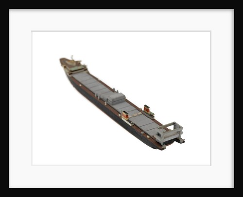 Waterline model; Miniature model by Reginald Carpenter