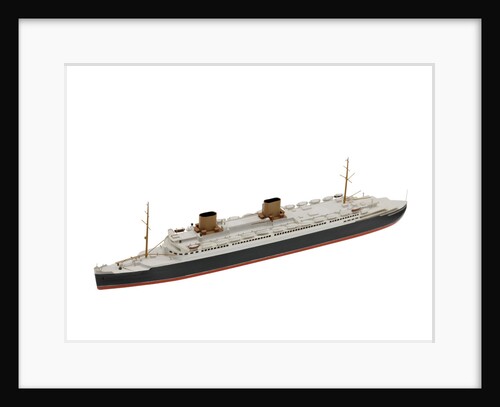 Waterline model; Miniature model by Bassett-Lowke Ltd