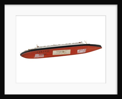 Waterline model; Miniature model by Bassett-Lowke Ltd