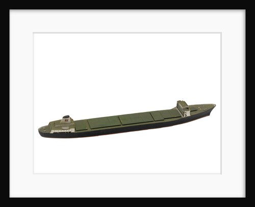 Waterline model; Miniature model by Reginald Carpenter
