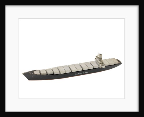 Waterline model; Miniature model by Reginald Carpenter