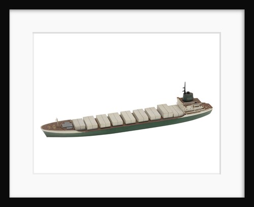 Waterline model; Miniature model by Reginald Carpenter