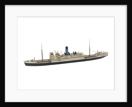 Waterline model; Miniature model by Reginald Carpenter