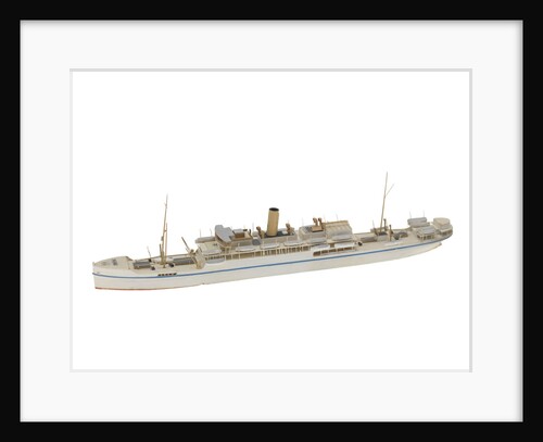 Waterline model; Miniature model by Reginald Carpenter
