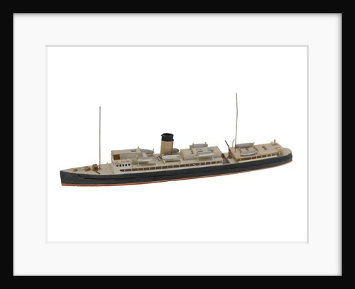 Waterline model; Miniature model by Reginald Carpenter