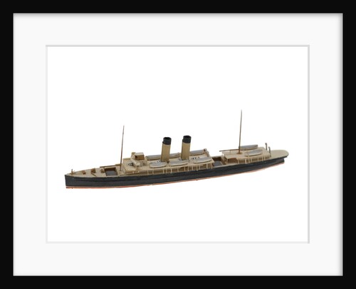 Waterline model; Miniature model by Reginald Carpenter
