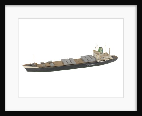 Cargo vessel; Container ship by Reginald Carpenter