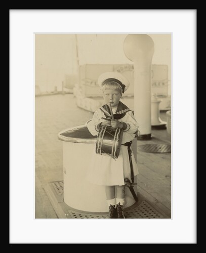 Edward VIII as a child, aboard HMS 'Crescent', June-August 1898 by unknown