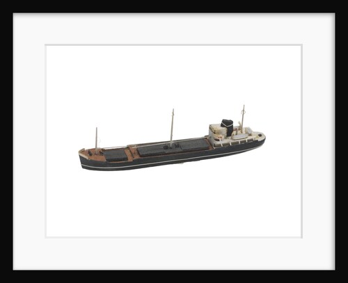 Waterline model; Miniature model by Reginald Carpenter