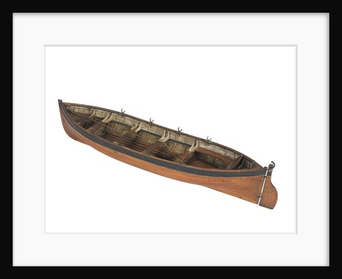 Full hull model; Plank-on-frame by unknown