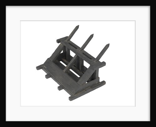 Structural model; Cheval de frise by unknown