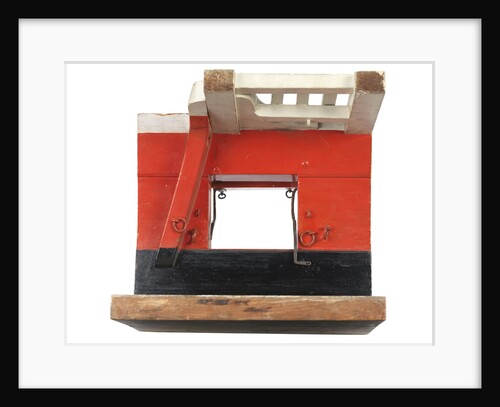 Sectional model; Midship model; Gun port model by Unknown