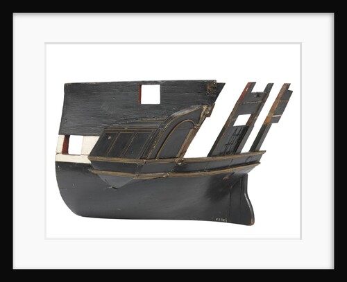 Sectional model; Stern model; Waterline model by unknown