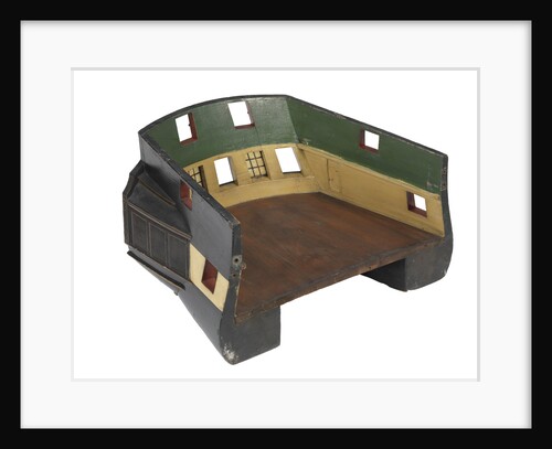 Sectional model; Stern model; Waterline model by unknown