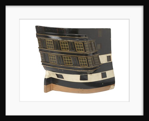 Sectional model; Waterline model; Stern model by unknown