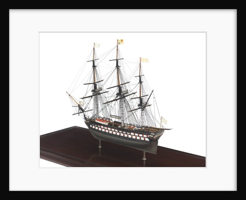 Third rate warship, 74 guns by unknown