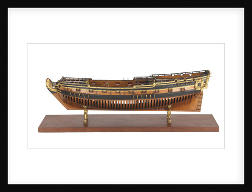 Model of the 'Rose' (1706), warship, sixth rate, sloop, 20 guns by unknown