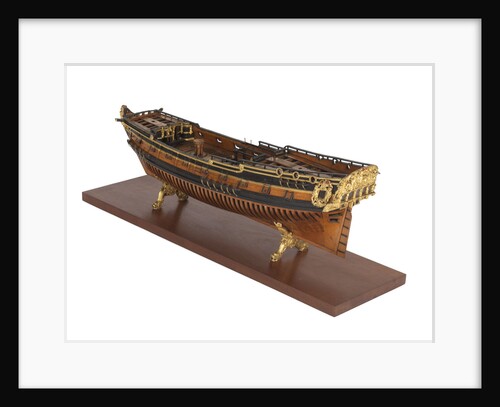 Model of the 'Rose' (1706), warship, sixth rate, sloop, 20 guns by Unknown