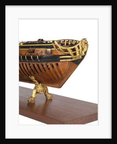 Model of the 'Rose' (1706), warship, sixth rate, sloop, 20 guns by unknown