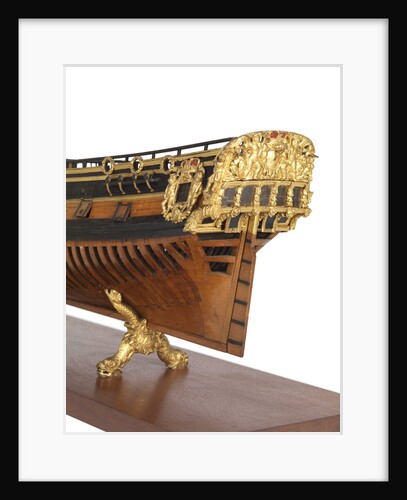 Model of the 'Rose' (1706), warship, sixth rate, sloop, 20 guns by unknown