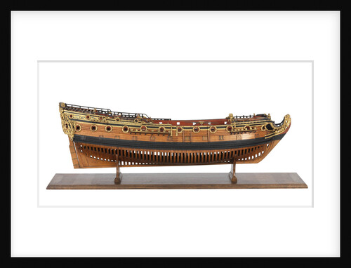 Contemporary full hull model of the 'Mordaunt' by unknown
