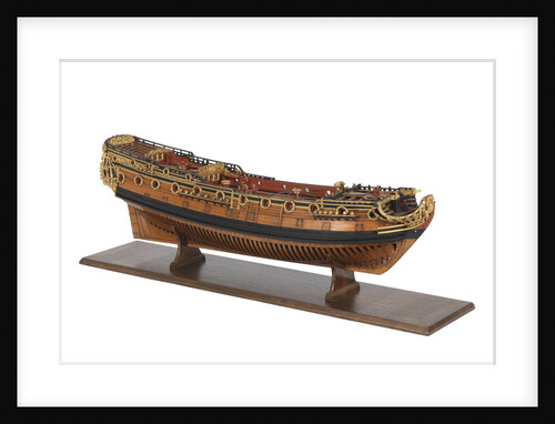 Contemporary full hull model of the 'Mordaunt' by unknown