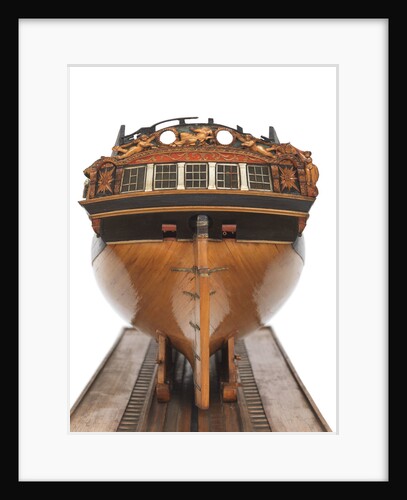 Model of a 36 gun frigate by unknown