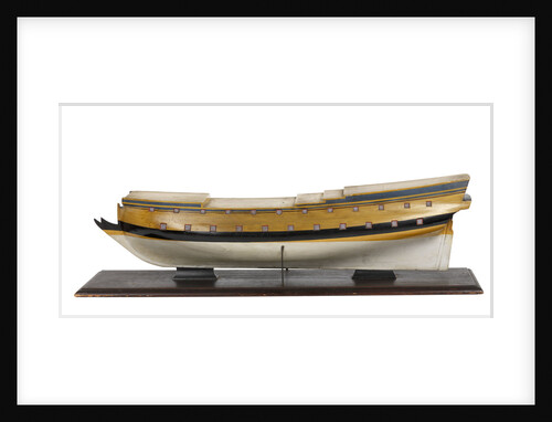 Model of the vessel 'Triton' (1697), warship, French, 42 guns by Unknown